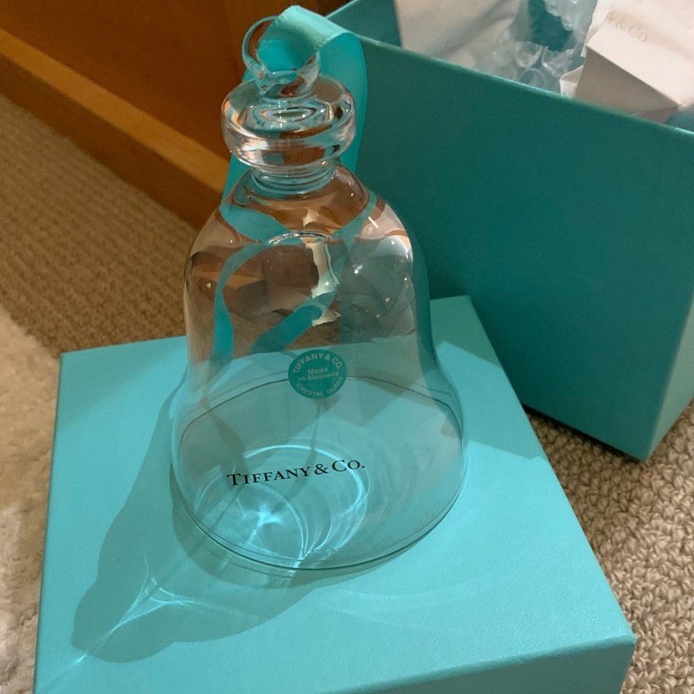 Tiffany & Co. Holiday Retired Crystal Bell Ornament 2017 BNWB